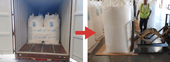 Items moved from crate to warehouse